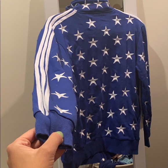 Blue American flag track jacket - Picture 3 of 5